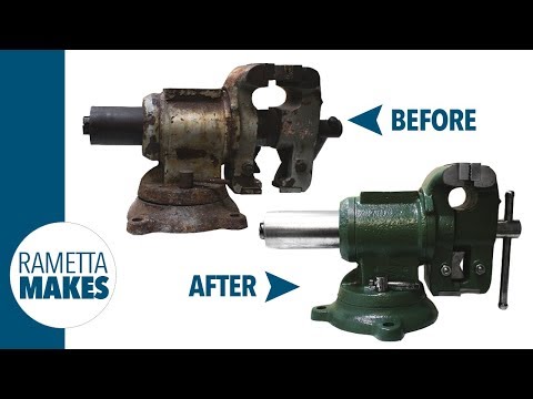 How to Restore a Bench Vise // DIY How to Restore a Bench Vise // DIY