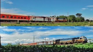 Palindrome SGUJ WDP4D 40404 speeding with Dibrugarh Rajdhani Exp | NFR