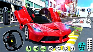 3D Driving Class #19 - Gas Station Funny Driver New Sport Car LaFerrari - Android GamePlay
