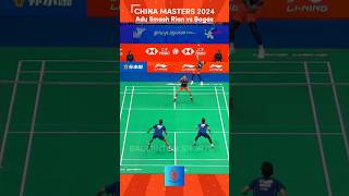 Adu smash Rian vs Bagas #shorts #chinamasters2024