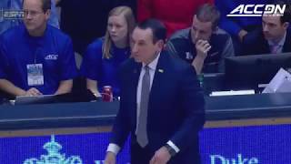 Coach K Throws Jacket in Disgust During Indiana vs. Duke Game
