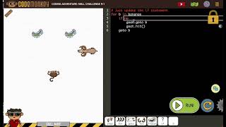 CodeMonkey Skill Mode 9-1