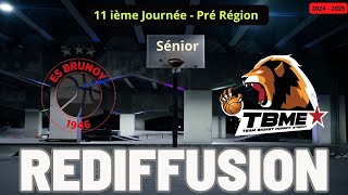 Senior Pré-Région Brunoy vs TBME. [BASKET ESSONNE]