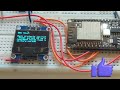 ESP32 RSS feed BBC head lines display on an oled when press button