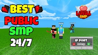 public smp server minecraft pe 1.21 24/7 online | minecraft smp ip free to join ( DRACULA SMP )