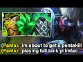 Master Yi but I'm so TANKY no one can kill me and still do a billion dmg..