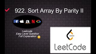 922. Sort Array By Parity II | Leetcode Easy Level Questions Complete Playlist in Python