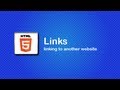 HTML5 and CSS3 Beginner Tutorial 6 - Links, linking to a different website