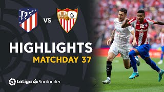 Resumen de Atlético de Madrid vs Sevilla FC (1-1)