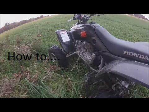 How to drive a manual ATV How to drive a manual ATV