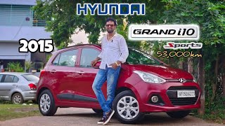 Rajesh cars kakinada I10 grand sport 2015 registration 53,000km full quality car🥳