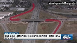 INDOT proposes new ‘diverging diamond’ interchange for New Carlisle