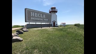 Camping at Hecla Gull Harbor Campground