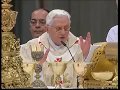 Eucharistic Prayer I, Pope Benedict, Christmas 24. 11. 2009