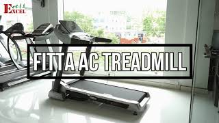 Excel Fitta AC 1.5 HP Treadmill - Home use best Treadmill in India- Walking, Jogging, Running