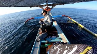 Jigging di pantai Selabih, Tabanan, Bali