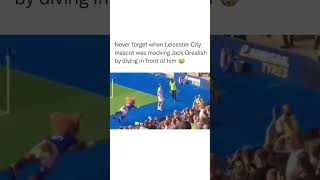 Leicester City's Mascot making Fun of Jack Grealish 😂