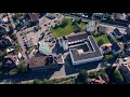 lenzburg kt. aargau switzerland 4k drone footage