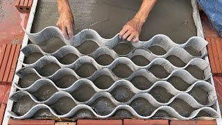 Incredible! Super Easy 3D Wall Creation Techniques / Creative Cement Ideas / Bui