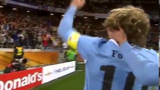 Gol de Diego Forlan Uruguay vs Holanda mundial 2010