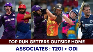 Associate Batters With Most Runs Outside Home In International Cricket | Daily Cricket