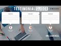 Testimonial Slider | Owl Carousel | HTML, CSS & JQuery
