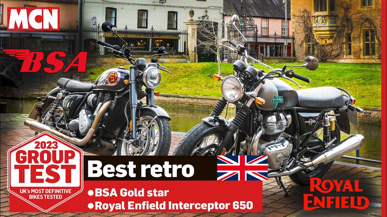 Battle For The Best Brit(ish) Retro! BSA Gold Star VS Royal Enfield ...