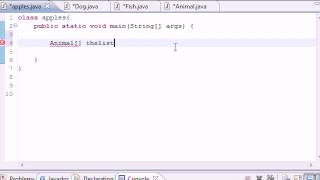 Java Programming Tutorial 11 Simple Polymorphic Program