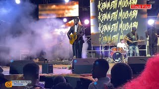 Talented Vocalist Kenneth Mugabi Performing at the 2024 Nyege Nyege Festival at Jinja