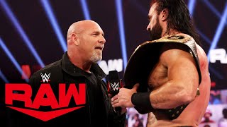 Goldberg challenges Drew McIntyre to Royal Rumble showdown: Raw, Jan. 4, 2021