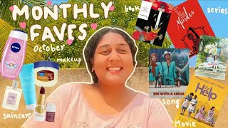 Things I have been loving in October💌Monthly faves (Books,movies, shows ,products & activities)✨️