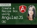 AngularJS tutorial: recipe box