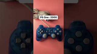 History of PlayStation controller (update) #shorts #playstation #ps1 #ps2 #ps3  #ps4 #ps5