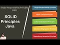 1. Single Responsibility Principle : JAVA