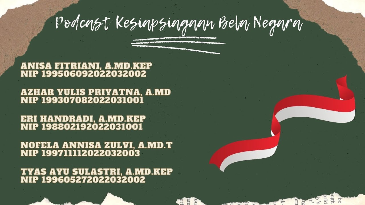 Podcast Kesiapsiagaan Bela Negara Latsar CPNS Kemenkes 2022 BBPK Ciloto ...