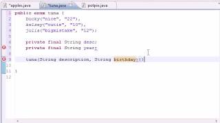 Java Programming Tutorial 44 Enumeration