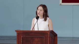 Ivy Orator Carolina Brettler | Harvard Class Day 2018