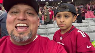 GOING TO AN NFL GAME | CARDINALS VS NINERS | D\u0026D FAMILY VLOGS