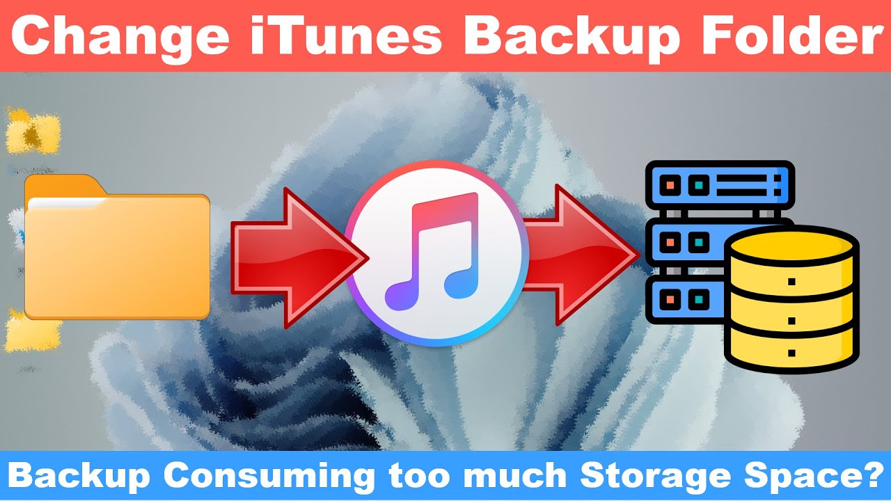 How To Change ITunes Backup Location In Windows 11/10 - YouTube