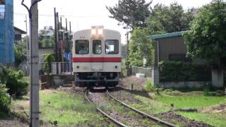 関東鉄道 竜ヶ崎線 入地駅 佐貫発竜ヶ崎行 到着～発車 ６月５日