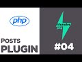 Posts plugin for thunderPHP Framework #04 | Create tables | Quick programming tutorial