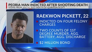 Man indicted in Peoria’s 12th homicide of 2022