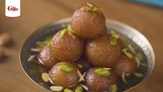 Gits Shahi Gulab Jamun mix. Ready to Cook Dessert Mix (Make in just 3 easy steps in 20 minutes).