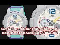 Cara Seting Dan kalibrasi tide graph moon phase pada jam tangan Casio Baby-G BGA-180 Lengkap Akurat