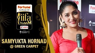 Samyukta Hornad | IIFA Utsavam 2017 | Talk With The Stars | Green Carpet