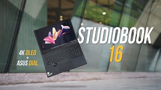 ASUS ProArt StudioBook 16: 4K OLED + ASUS Dial!