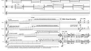 String Quartet No. 2 by Pat Muchmore with score