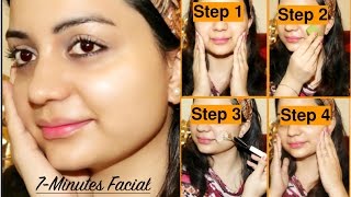 7-Minutes Facial for Clear, Glowy, Whiter & Spotless Skin