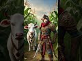 beautiful story of a hardworking cow 🐄 and a bastard monkey 🐵 shorts youtubeshorts ytshorts ai