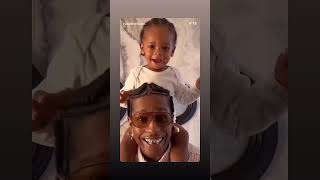 ASAP Rocky’s Adorable Dad Moment: Brushing Teeth with His Son Rza!